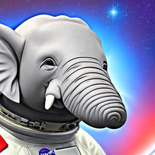 PostgreSQL elephant in space